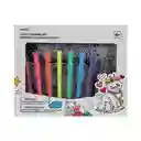 Miniso Set de Arte Velvet Con Marcadores Gato Con Corona