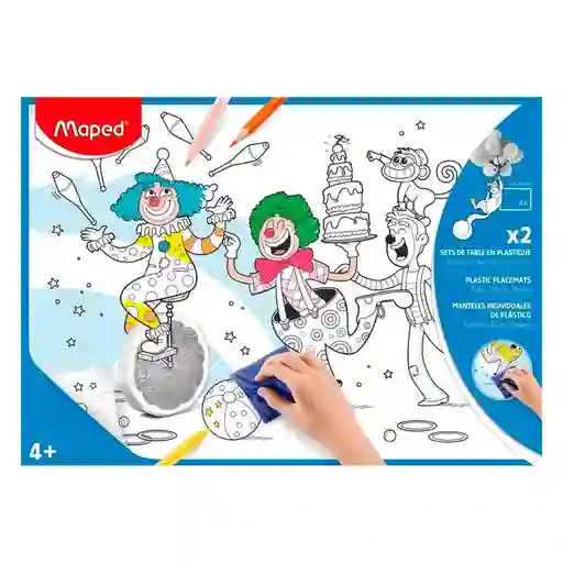 Maped Individual Para Colorear Diseño Aleatorio