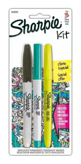 Sharpie X3 (1 Fine + Fine + 1 Dest)