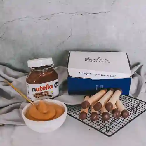 4 Enteros Manjar + 4 Enteros Nutella