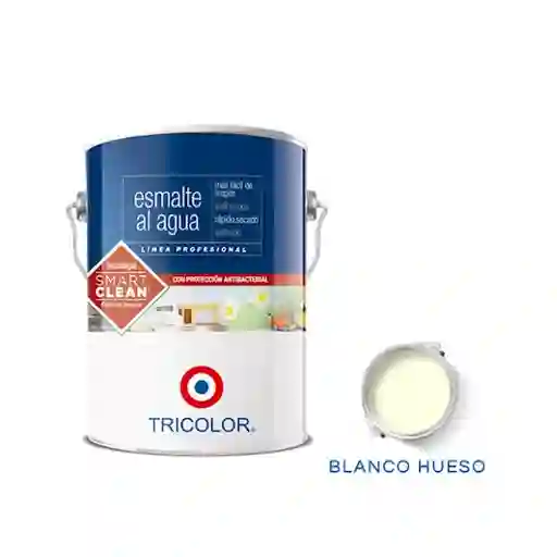 Tricolor Esmalte al Agua Profesional Blanco Ivory 3.78 L