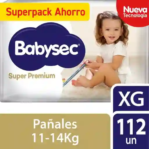 Babysec Pañal Súper Premium Talla XG