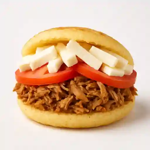 Arepa Pernil, Tomate y Queso