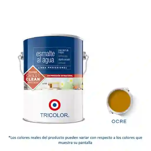 Tricolor Esmalte al Agua Profesional Ocre 3.78 L