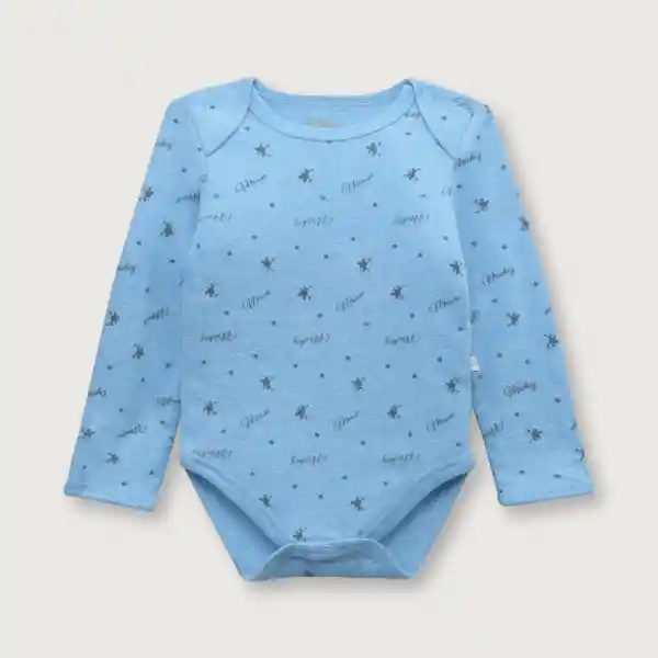 Body de Bebé Disney Niño Celeste Talla 6M Opaline