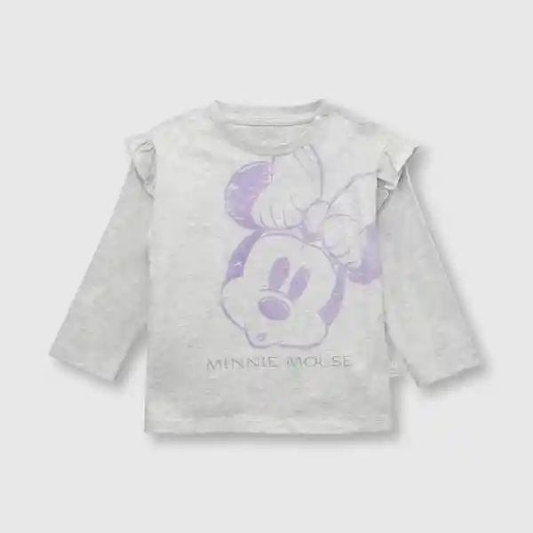 Polera de Bebé Niña Minnie Light Melange Talla 3/6M Colloky