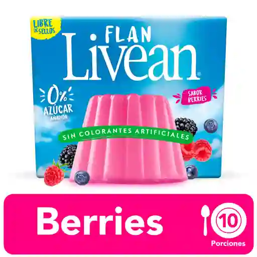 Livean Flan Berries