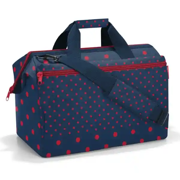 Bolso de Viaje Allrounder Pocket Mixed Dots Rojo Reisenthel