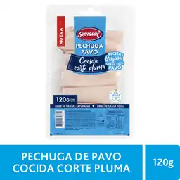 Sopraval Pechuga de Pavo Cocida en Corte Pluma