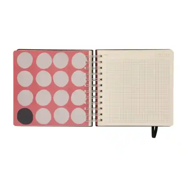 Libreta Espiral 160 Hojas Con Líneas-Cuadros 17 cm 3221307000136