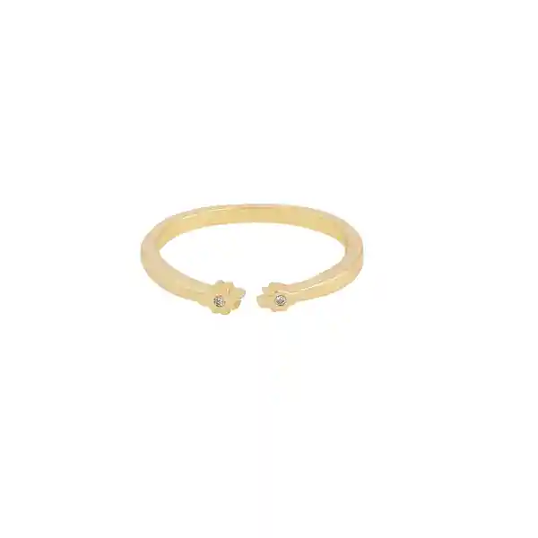 Anillo Lauren Baño de Oro Talla 6 Noa Joyas