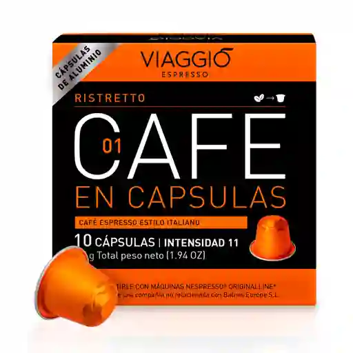 Viaggio Cafe Capsulas Ristr Esp Cja