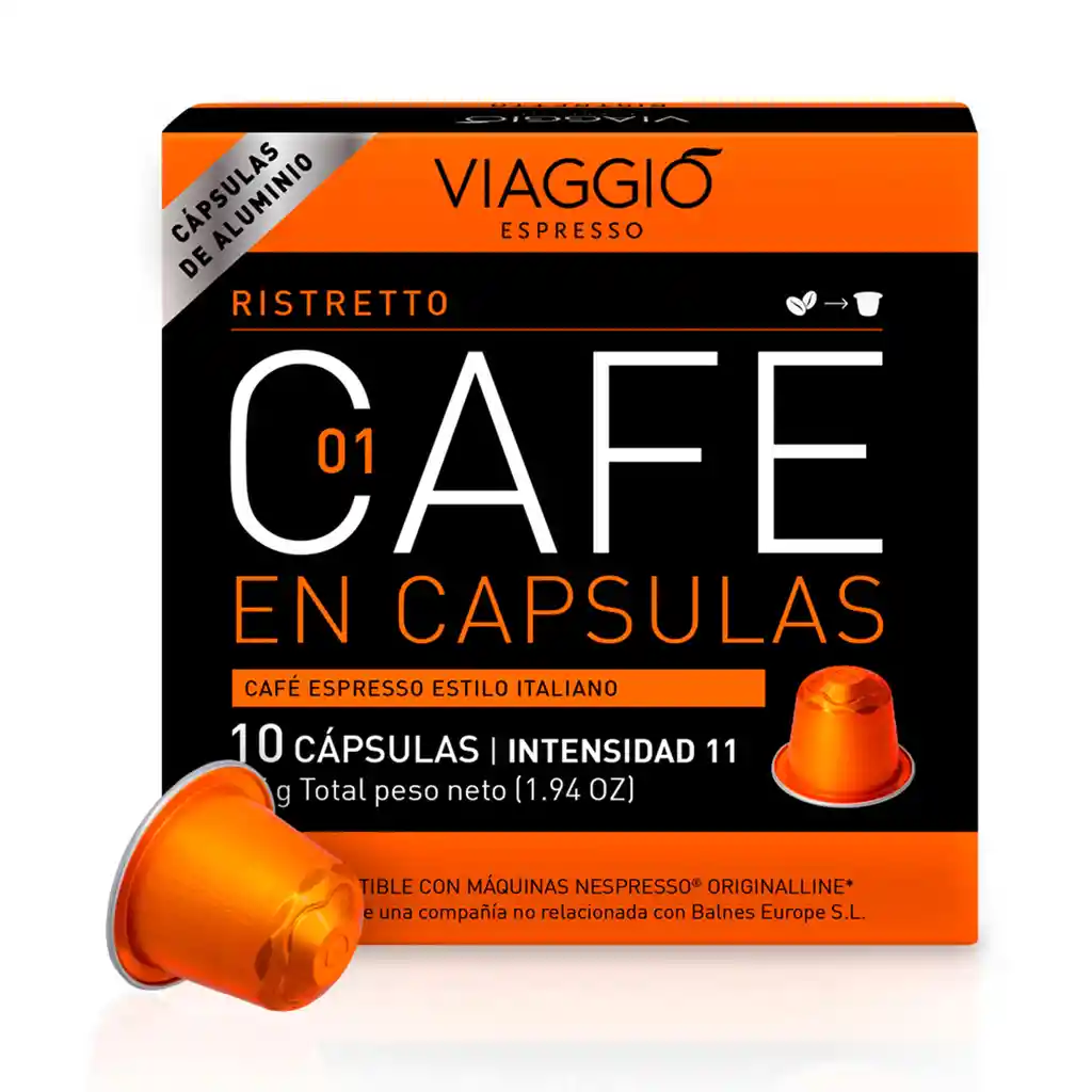 Viaggio Cafe Capsulas Ristr Esp Cja
