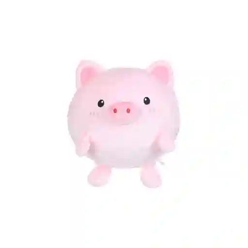 Miniso Peluche Redondo En Forma De Puerquito (rosa)