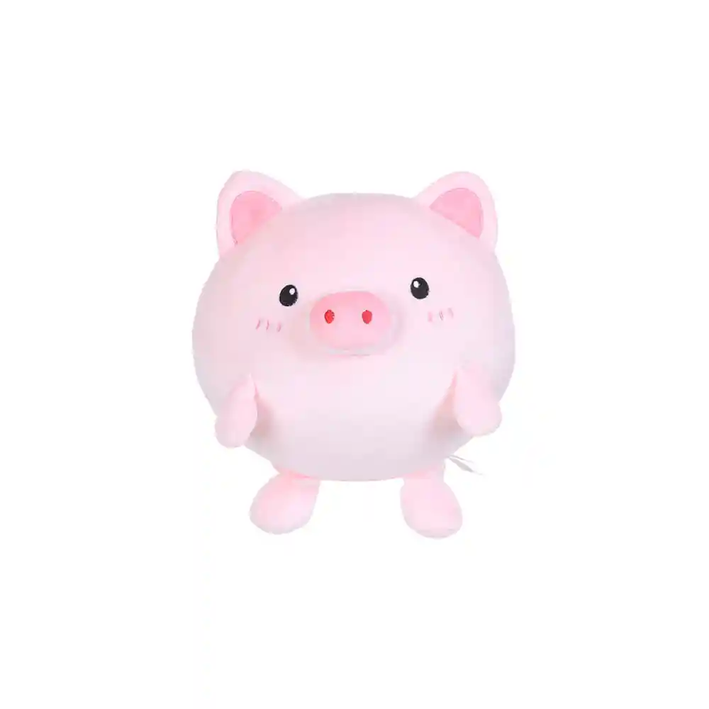 Miniso Peluche Redondo En Forma De Puerquito (rosa)