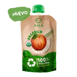 Ama Puré Manzana Orgánico Pasteurizado sin Azúcar Añadido