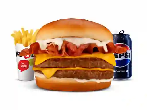 Combo Hamburguesa Grande Doble
