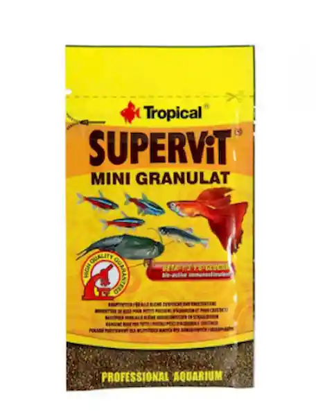 Tropical Alimento Para Pez Supervit Mini Granulat