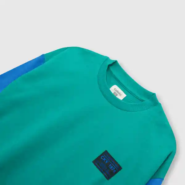 Polerón Digital de Niño Green / Verde Talla 3A Colloky