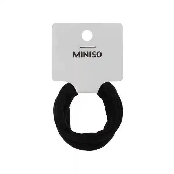 Miniso Liga Para el Cabello Suaves Stripped Series Negro