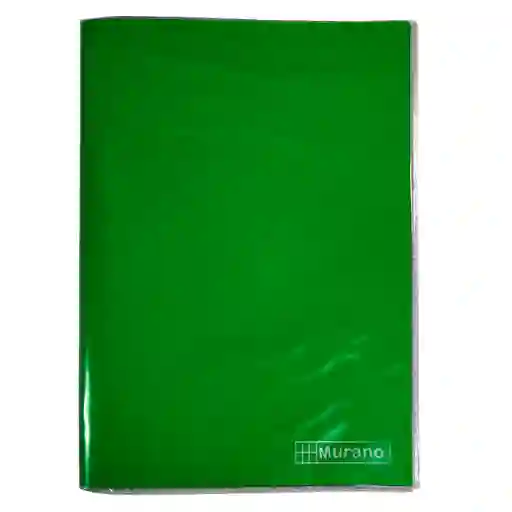 Murano Carpeta Plastificada Con Gusano Verde