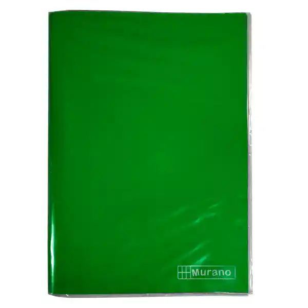 Murano Carpeta Plastificada Con Gusano Verde