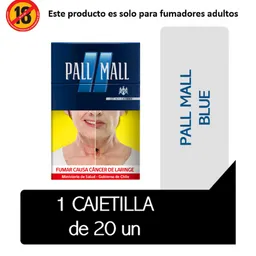 Pall Mall Cigarrillo Azul