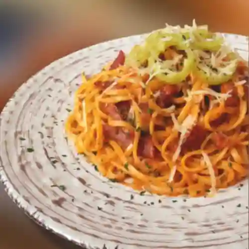 Spaghetti a la Amatriciana