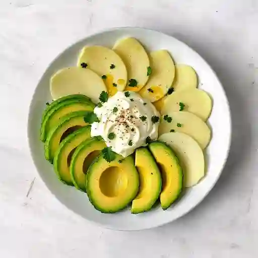 Palmito, Palta Y Queso Crema.