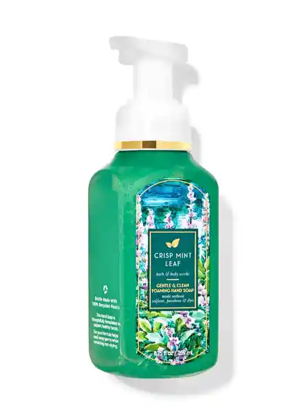 Bath & Body Jabón Espumoso Crisp Mint Leaf