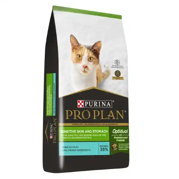 Pro Plan Alimento Para Gatos Adultos Sensitive Skin And Stomach
