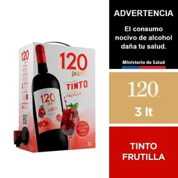 120 Cóctel Vino Tinto de Frutilla