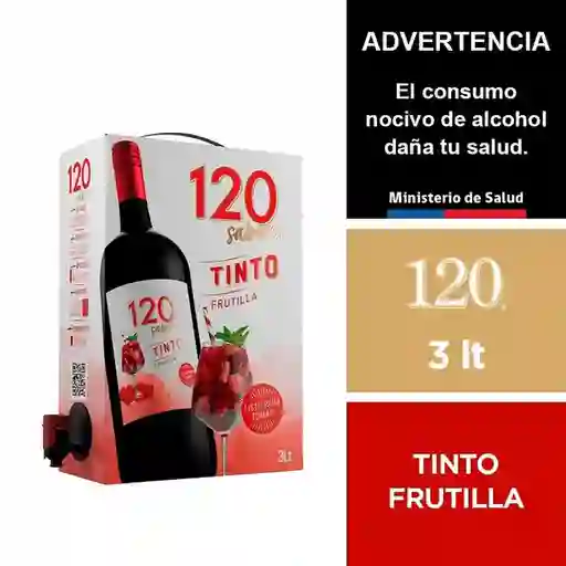 120 Cóctel Vino Tinto de Frutilla