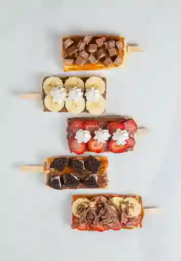 Paleta Galleta Oreo, Manjar, Nutella.