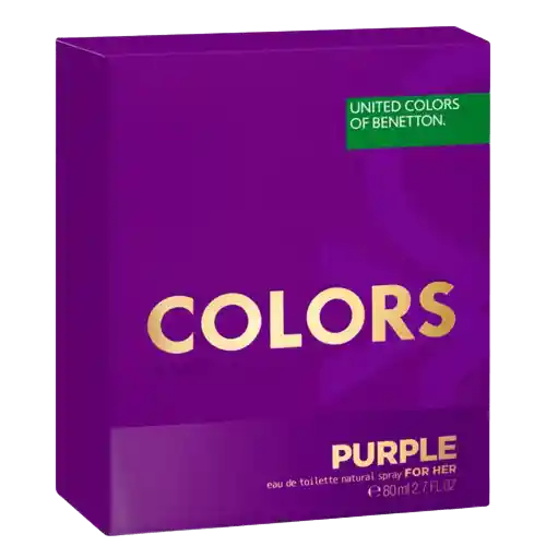 Benetton Colors Purple Edt 80 Ml Mujer