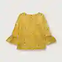 Polera de Niña Amarillo Talla 6M Opaline