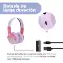 Audífonos de Diadema Rosa y Lila Miniso