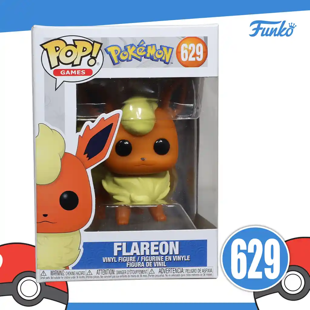 Funko Pop! Figura de Colección Games Pokémon Flareon