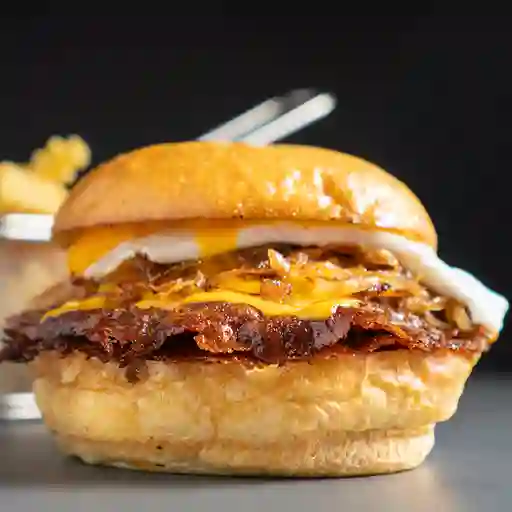 Oklahoma a lo pobre + fries