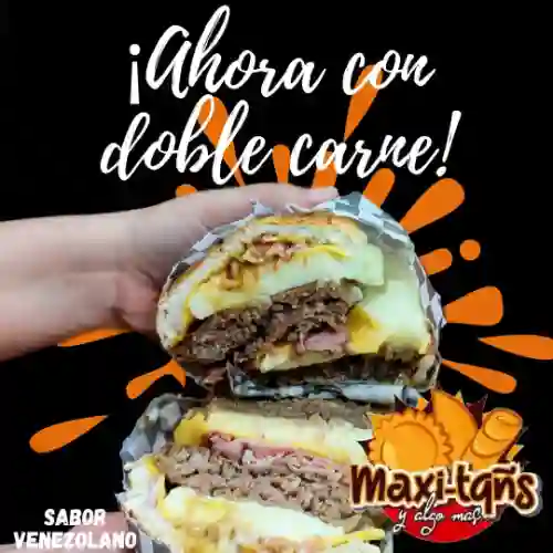 Hamburguesa Doble Carne Casera