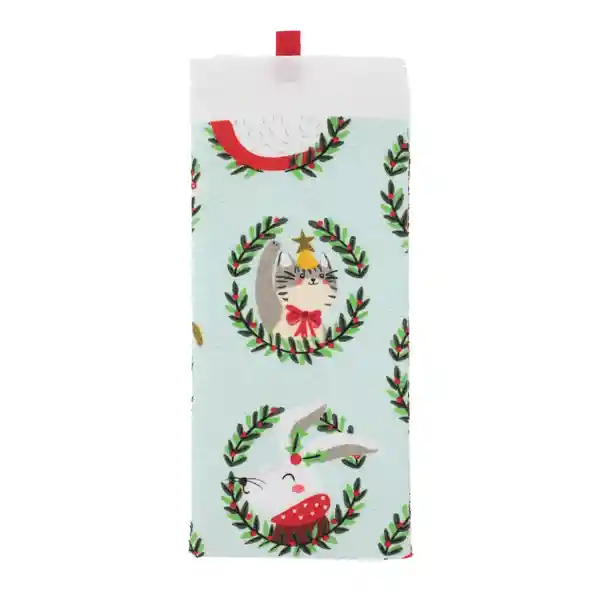 Paño Cocina Algodón Estampado Navidad 38 x 63.5 cm Casaideas