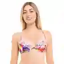 Bikini Estilo Sostén Con Amarras Est. Amarillo Talla L Samia