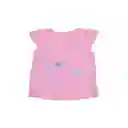 Polera Bebe Niña Rosado Pillin 6 M