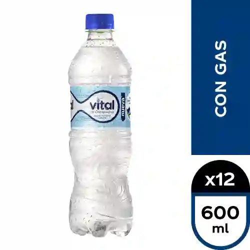 Agua Vital con Gas 600 ml