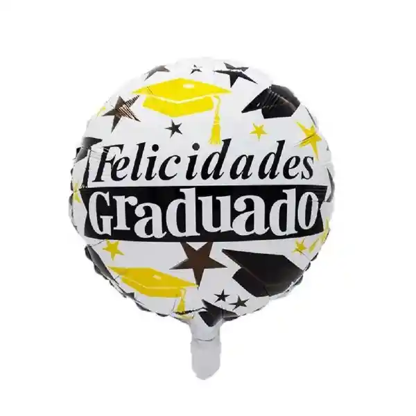 Globo Metálico Graduación Felicidades