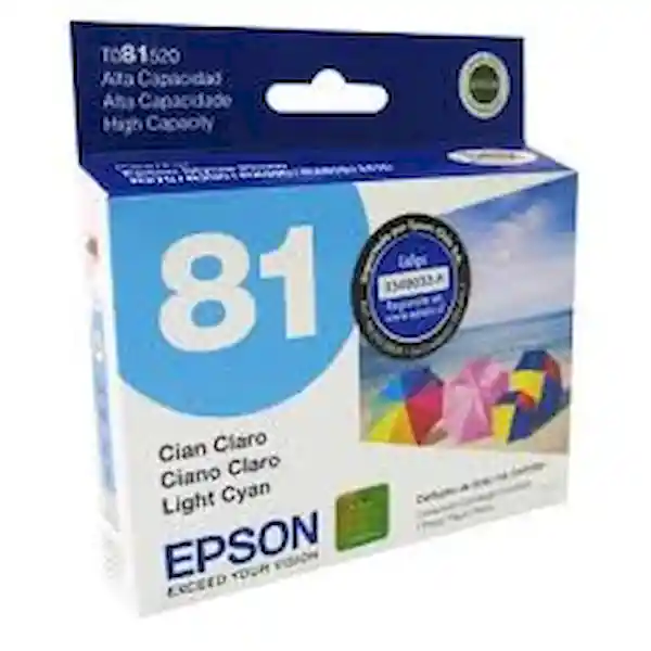 Epson Tinta 81 Cyan Light To81520