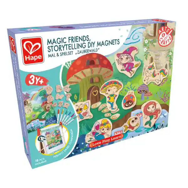 Hape Juguete Magic Friends Diy Magnets - E1077