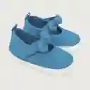 Ballerinas Canvas Con Moño de Bebé Niña Azul Talla 14 Opaline
