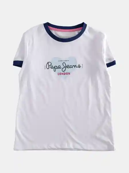 Pepe Jeans Polera Manga Corto Nenet Blanco 6 V26