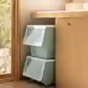 Caja Apilable de Plástico Con Ruedas 34 L Casaideas